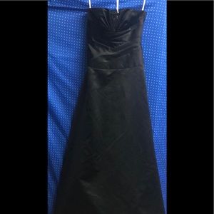 David’s Bridal blk gown preloved style F13062 sz 4